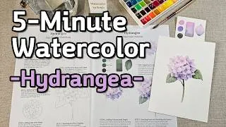 Thumbnail: Watercolor hydrangea — From Sketch to Finish in 5 Minutes