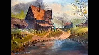 Thumbnail: Watercolor Tutorial | Paint a Cozy Rustic Cottage Step by Step