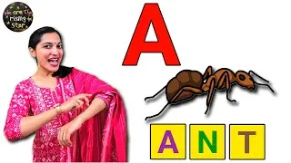 Thumbnail: Learn ABCD with Spellings & Easy English Vocabulary with fun games | WATRstar #abcd #atoz #alphabet