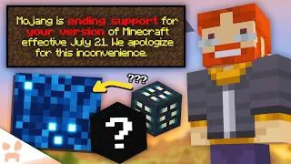 Thumbnail: MINECRAFT IS ENDING THIS MAJOR VERSION FOREVER… + JUST REVEALED A NEW SCULK BLOCK?!
