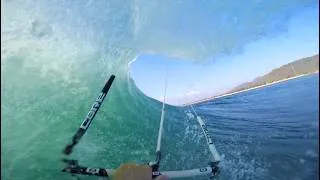 Thumbnail: Kitesurfing Long waves
