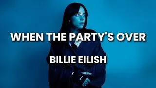 Thumbnail: Billie Eilish - When The Party's Over (Lyrics Video)
