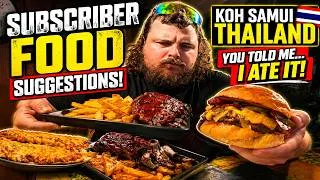 Thumbnail: I Tried My Subscribers’ Food Suggestions in Koh Samui!