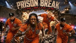 Thumbnail: PRISON BREAK 🚨⛓️🔥Lil Wayne × Eminem × 50 Cent × Ice Cube(Official Music Video)