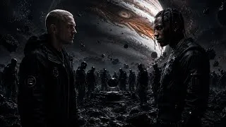 Thumbnail: BLACKOUT ⚫🔥Eminem × Travis Scott(Music Video)