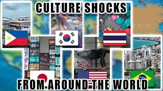 Thumbnail: Culture Shocks You May Experience Parts 1-6 USA Japan Korea Brazil Thailand Philippines