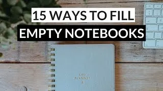 Thumbnail: Ways to Fill Your Notebooks » what to do with empty notebooks