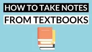 Thumbnail: How to Take Notes from a Textbook Effectively  - 5 Steps: Note Taking Method
