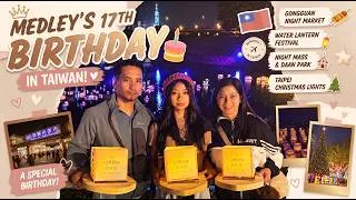 Thumbnail: Medley’s Birthday in Taipei! 🎂🇹🇼 | Gongguan Night Market & Shinnyo Lantern Festival