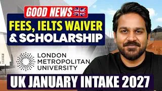 Thumbnail: Good News! London Metropolitan University  UK January Intake 2027   Study in UK 2027