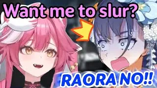 Thumbnail: Raora About To Slur Gives Kronii A Heart Attack