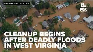 Thumbnail: Cleanup begins after deadly floods in north central West Virginia