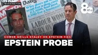 Thumbnail: House Oversight Chair Comer GRILLS former JP Morgan executive Jes Staley over ties to Epstein