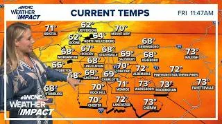 Thumbnail: Cloudy & cool Friday in Charlotte, NC: Majestic Storm forecast 7/24/26