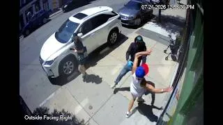 Thumbnail: Video appears to show bicyclist shoving man with walker in East Boston