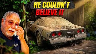 Thumbnail: Grandpa Cries Seeing His Corvette Cleaned For The First Time in 25 Years!