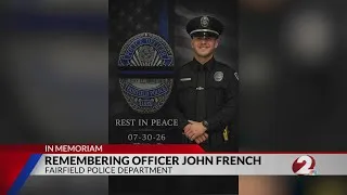 Thumbnail: Fairfield Police Dept. salutes fallen officer