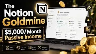 Thumbnail: How to Make Money Selling Notion Templates (Passive Income 2025)