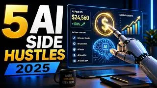 Thumbnail: 5 AI Side Hustles That Will Make You Money in 2025 (Step-by-Step)