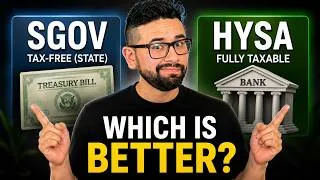 Thumbnail: SGOV vs HYSA: Where Should You ACTUALLY Park Cash in 2026?