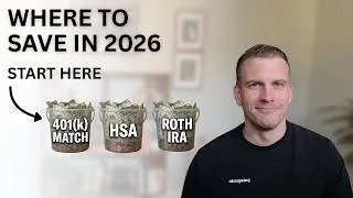 Thumbnail: 2026 Retirement Savings Blueprint: How Much to Save Where (401(k)s, HSAs, IRAs)