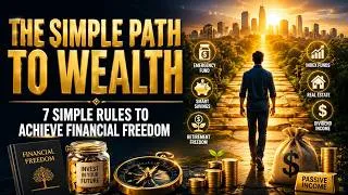Thumbnail: The Simple Path to Wealth Explained | 7 Simple Rules to Achieve Financial Freedom