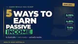 Thumbnail: 5 Passive Income Ideas That Actually Work in Australia (2026)