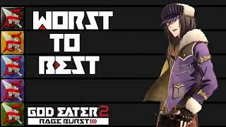 Thumbnail: The Charge Spear Blood Art Tierlist - God Eater 2: Rage Burst