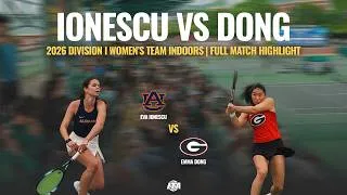 Thumbnail: Extended Highlights: Eva Ionescu (AUB) vs. Emma Dong (UGA) | 2026 ITA Indoor Nationals