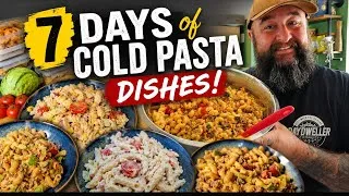 Thumbnail: 7 Cold Pasta Dishes for 7 Days! 🍝 | 8+ Portion Meal Prep Challenge
