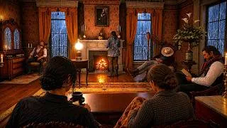 Thumbnail: Gangs Stormy Night | Arthur & his Gang Sheltering at Braithwaite Manor During Heavy Storm| RDR2 ASMR