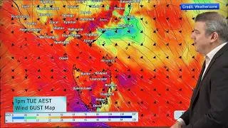 Thumbnail: Oz: Gales likely in south-east Australia next week as spring westerlies kick in