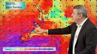Thumbnail: NZ: Severe gales expected Sunday & next Wednesday