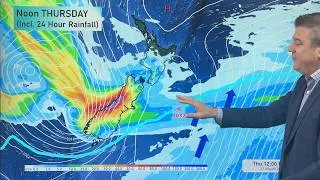 Thumbnail: NZ: Heavy SI rain + gales return this Sunday nationwide