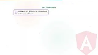 Thumbnail: Angular - Web development basic Series: Component Lifecycle Hooks (ngOnInit, ngOnDestroy)