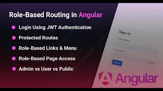Thumbnail: Role Based Login in Angular | Role Based Authorization Angular | Angular Tutorials