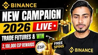 Thumbnail: Binance New Airdrop 2026 🔥 New Campaign & Free Rewards | Binance Futures