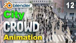Thumbnail: City Audience Real Animation | Free 3d Crowd Animation | Best free Audience Addon