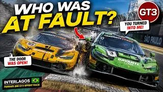 Thumbnail: Who was at fault?  Bro said "you turned in to me" and "the door was open"