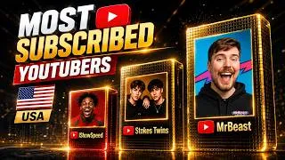 Thumbnail: Most Subscribed YouTubers in the United States (2026)