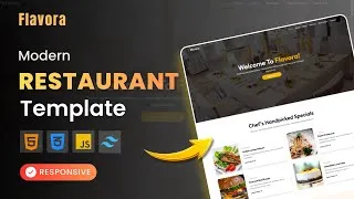 Thumbnail: Premium Restaurant Website Template | HTML CSS Tailwind CSS