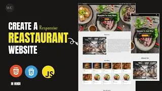 Thumbnail: Create A Responsive Reastaurant Website Using HTML, CSS, JavaScript | HTML CSS JS Websites