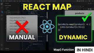 Thumbnail: Map Function In React JS 🚀 | Render Lists Dynamically in React | ReactJS Tutorial in Hindi
