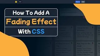 Thumbnail: Make Your Websites POP With Custom Background Fade Effects