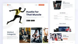 Thumbnail: Build Responsive Fitness Website Using HTML CSS And JavaScript With Source Code