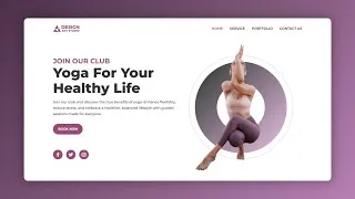 Thumbnail: How to Create a Yoga Website Landing Page with HTML, CSS & JavaScript | Step by Step Tutorial