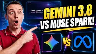Thumbnail: Gemini 3.8 Flash vs Muse Spark 1.3: Don't Trust the Benchmarks!