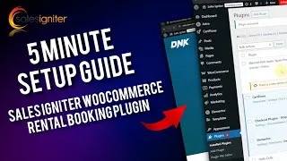 Thumbnail: WordPress WooCommerce Rental Bookings Plugin 5 Minute Quickstart