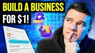 Thumbnail: How to Start a Business Website for $1 (Domain + Email + Hosting)