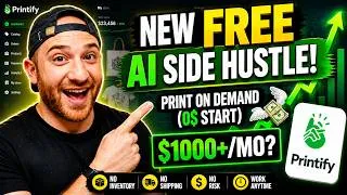 Thumbnail: ✅ Try This NEW Way to Make Money with Printify (2026) ⭐ AI Print on Demand Side Hustle Ideas